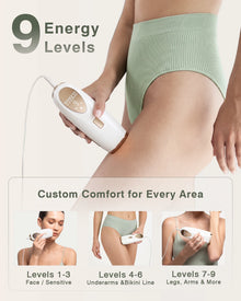IPL Hair Removal with Ice Cooling Function for Women,Long-Lasting