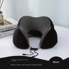 Massage U Shaped Memory Foam Neck Pillow Ergonomic Cervical Support