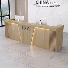 Hair Salon Cashier Reception Desk Counter Luxury Aesthetic Modern