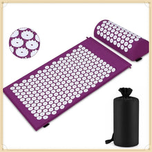 Acupressure Mat & Pillow Set Sensi Massage Needle Applicator Neck Back