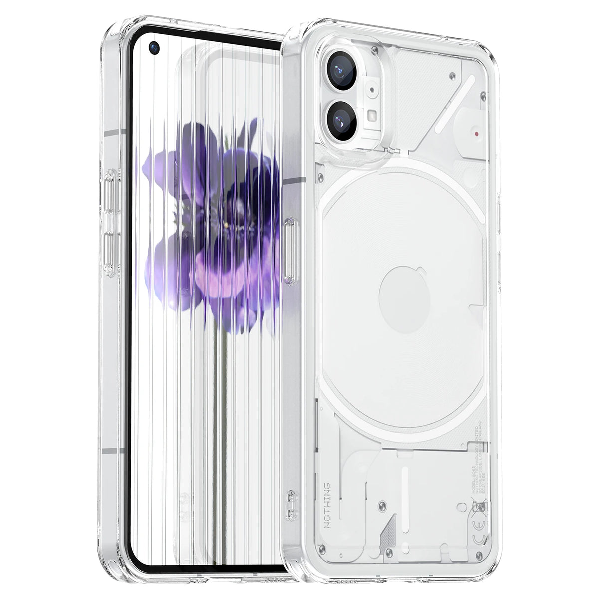 Candy Color Clear Case For Nothing phone 1 Cover phone Coque Hard
