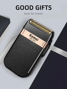 Kemei KM-2024 Electric Shaver for Men Twin Blade Reciprocating Cordless