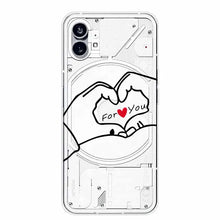 For Nothing Phone 2 Case Clear TPU Soft Lovely Printing Silicone Cover