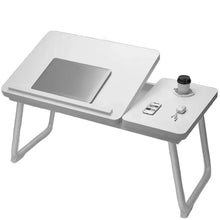 Laptop Desk, Bed Table With Foldable Legs & Cup Slot, Reading Holder