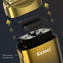 Kemei TX10 Electric Shaver Hair Rechargeable Facial & Beard Foil Razor