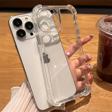 Luxury Shockproof Transparent Case For iPhone 18 17 16 15 14 13 12 11