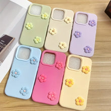 Cute Colorful Dopamine Flower Phone Case For iPhone 17 18 Pro Max 16 15