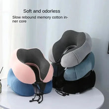 Massage U Shaped Memory Foam Neck Pillow Ergonomic Cervical Support
