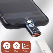 12A USB 3.0 To Type C Adapter LED OTG USB C Male to USB A Female