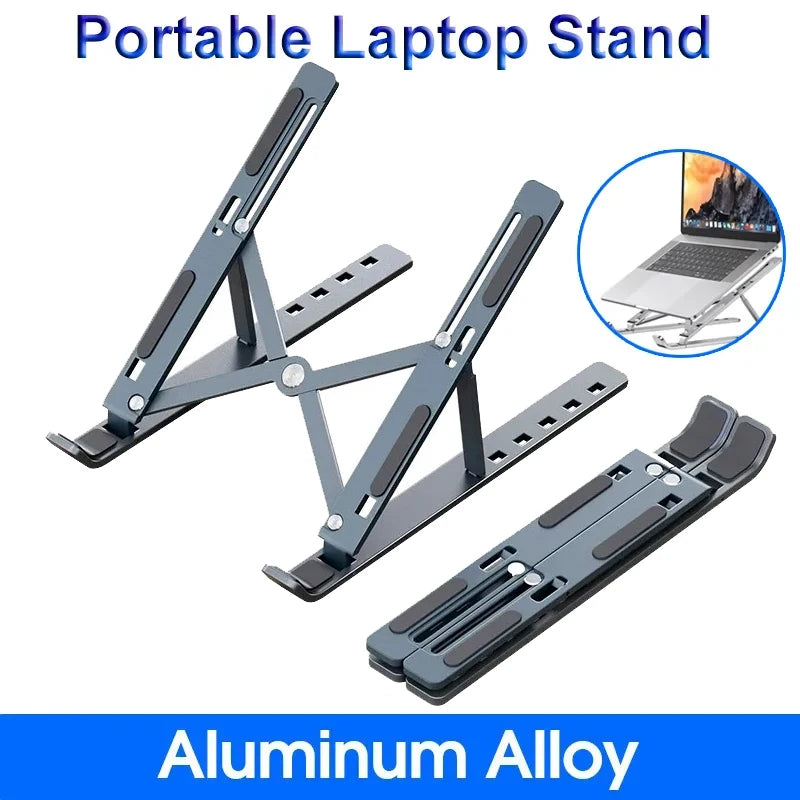Foldable Laptop Stand Adjustable Portable Notebook Bracket Support Base