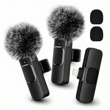Wireless Lapel Microphone, Lightning Connector Only, mini Clip Suitable