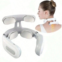2026 1pc Portable Electric Neck Massager, Smart Cervical - and Shoulder