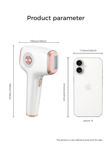 IPL Hair Removal Device 999,999 Flashes Painless Hair with Ice Cooling