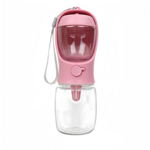 Portable Dog Cat Water Bottle with Storage Food and Container for Puppy