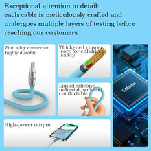 Hichain PD240W USB C Fast Charging Cable Soft Liquid Silicone Type to C
