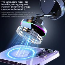 15W Wireless Car Charger Car Phone Holder RGB Colorful Light Vacuum