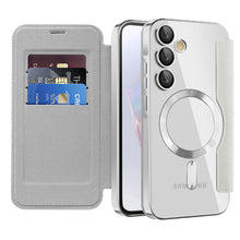 Luxury Flip Leather Card Clip Magnetic Phone Case for Samsung S26 S25