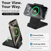 Portable Design Magnetic Alignment Wireless Fast Charging Stand For