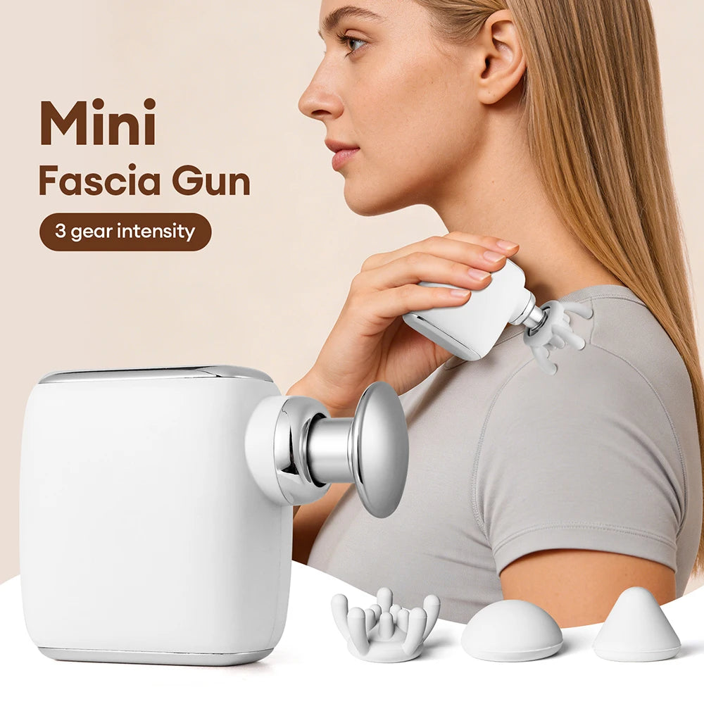 Pocket Mini Fascia Gun High Frequency Vibration Body Massage Portable