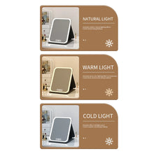 LED Dimmable Makeup Mirror 3 Colors Light Modes Adjustable Brightness
