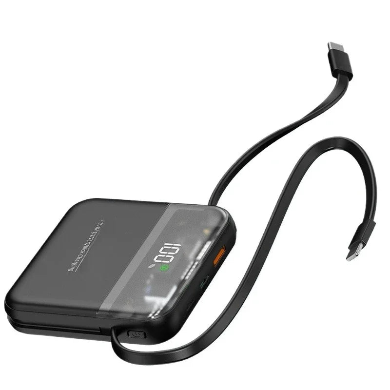 Mini with its own cable, power bank, super fast charging 50000 mAh