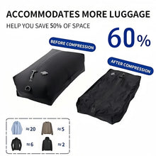 Travel Packing Cubes Set 17L 34L TPU IP67 Vacuum Compression Bags