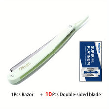 Manual Shaver for Men Barbershop Razor Stainless Steel Shank Is Easy To