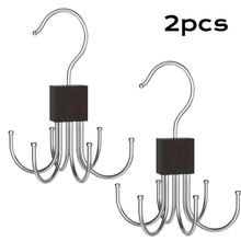 1/5pcs 360° Rotating Storage Hanger Hook Multi-Claw Bag Metal Belts