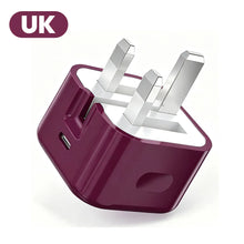 EU /US /UK Foldable 20W PD Charger Type c Fast Charging Power Adapters