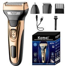 Kemei 3 In 1 Powerful Electric Shaver Facial Body Hair Trimmer Beard