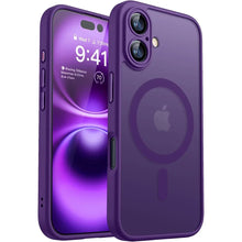 Magnetic Translucent Armor Shockproof Case For iPhone 17 16 15 14 13 12