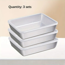 3-Piece Stainless Steel Food Storage Containers Set - Airtight BPA-Free