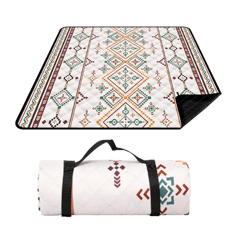 Waterproof Picnic Blanket, 200x200CM Large Beach Outdoor Mat, with