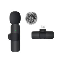 Wireless Lavalier Microphone Mini Mic for iPhone Android Live Broadcast