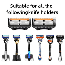 5-Layer Replaceable Safety Blades, Men's Manual Razor, Stainless Steel