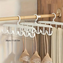 12-Hook Rotating Hanger - Space-Saving Closet Organizer for Ties