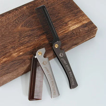 Foldable comb Folding Pocket Clip Hair Moustache Beard Fashion Men