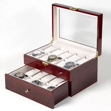 Wooden Watch Box Eco-Friendly Storage Case with 1/2/3/5/6/10/12 Slots