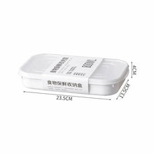 Kitchen Sealed Fresh Storage Containers 4 Size White Food Box for