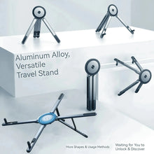 Portable Magnetic Phone Holder & Selfie Stick 3-in-1 Foldable Tripod