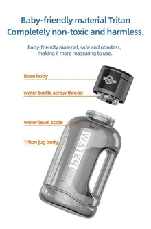 1L Hydrogen Rich Water Bottle with SPE PEM Technology Health-conscious
