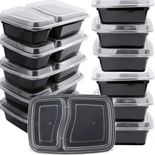 10 Sets Disposable Food Boxes with Lids Microwave Storage Kitchen