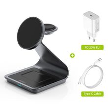 Bonola Magnetic 3 in 1 Wireless Charger for iPhone 17/16/15/13/14/12