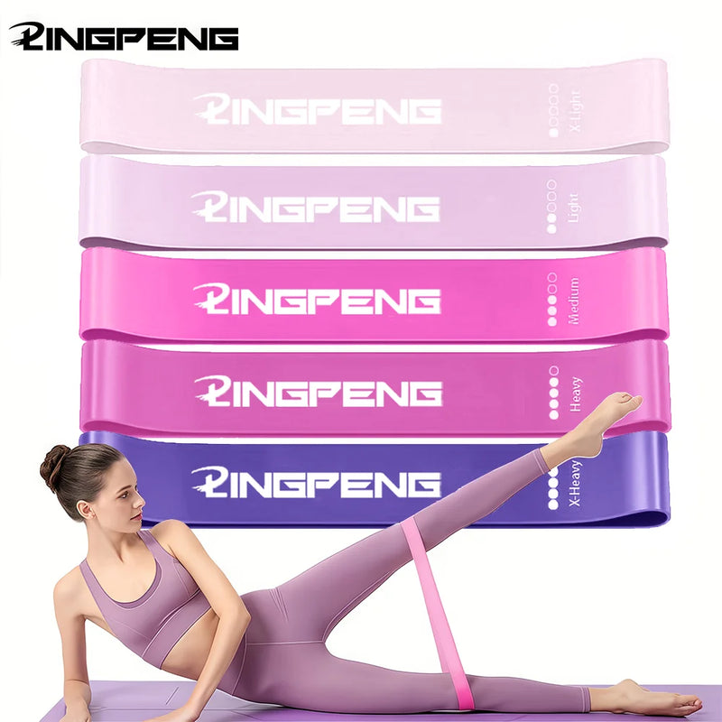 Resistance Loop Exercise Bands 5 Different Levels Elastic Band Suitable