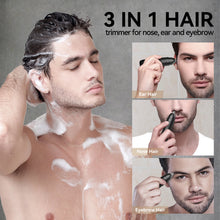 MAXGROOM Nose Hair Trimmer for Men Rechargeable 360 Rotating Dual-Blade