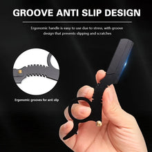 Stainless Steel Classic Shaving Razor for Thumb Double Edge Haircutting