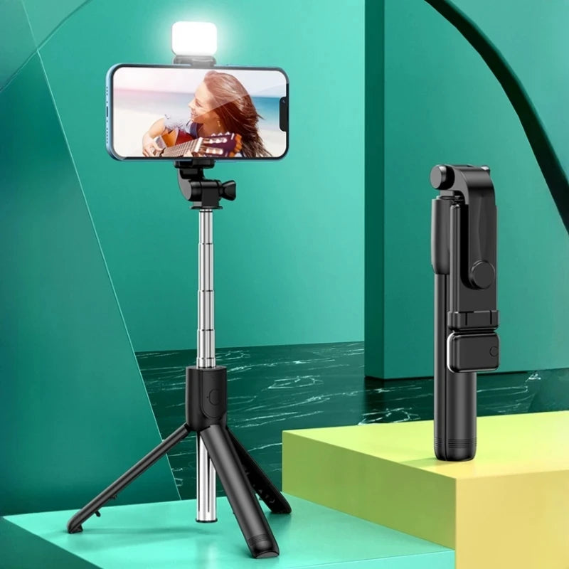 FGCLSY Monopod Remote Shutter Fill Light for iPhone Samsung Xiaomi
