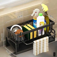 Compact Tap-Mounted Spice Shelf - Sink Organizer with Drainage Rack