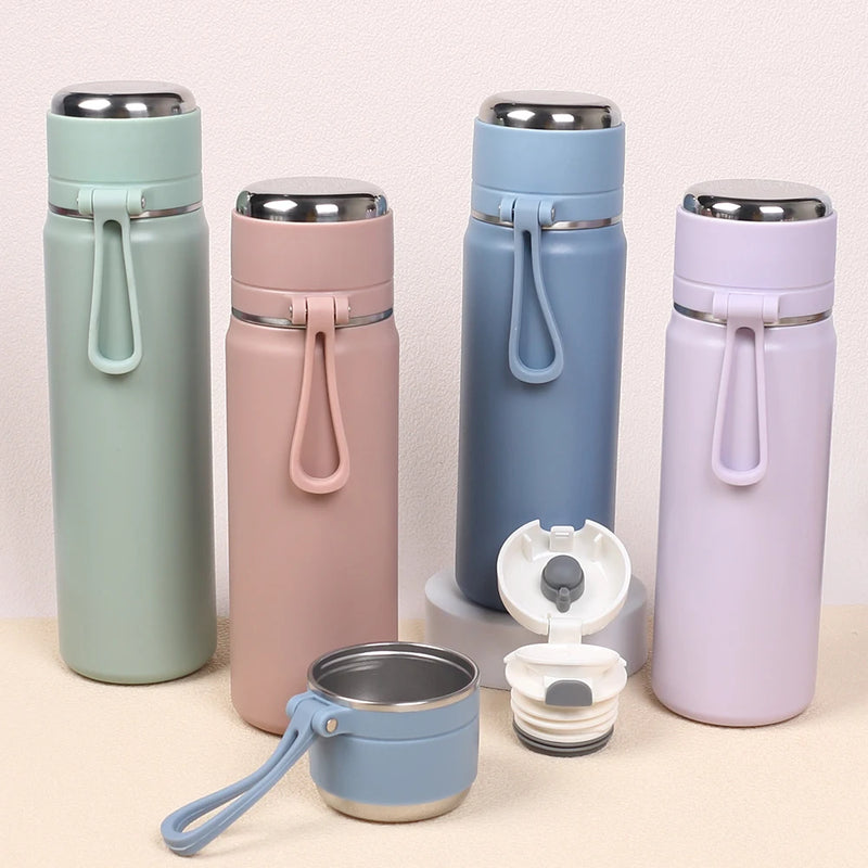 Stainless Steel Thermos Bottle 500ml/16.9oz And 600ml/20oz Vacuum