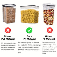 Cereal Containers Storage Set of 2/3/4 （2.5L 84oz）, Airtight Food for